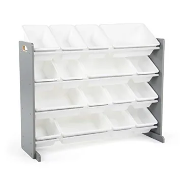 Humble Crew Extra Large Toy Storage Organizer Grey White