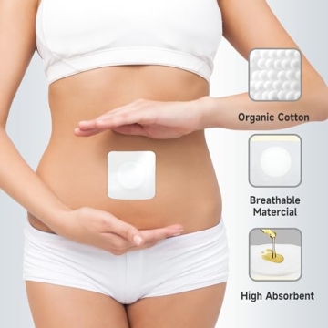 16 Pcs Disposable Castor Oil Patches for Effortless Wellness