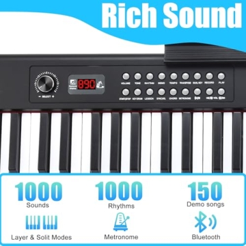 88 Key Digital Piano Perfect for Beginners and Professionals