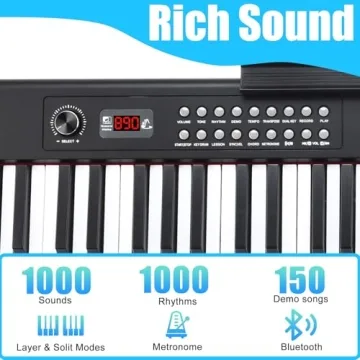 88 Key Digital Piano Perfect for Beginners and Professionals