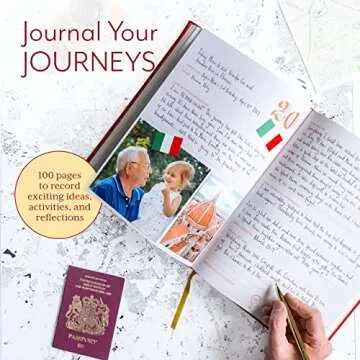 Paperoo Travel Bucket List Journal for Adventurers and Travelers