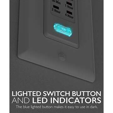Fosmon Programmable Light Timer Switch - Energy Saver