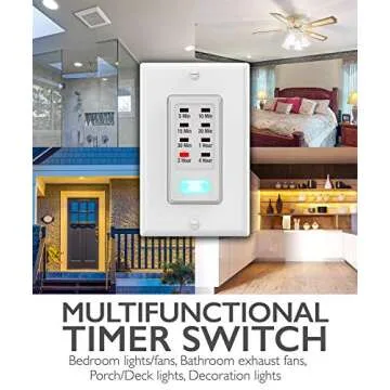 Fosmon Programmable Light Timer Switch - Energy Saver