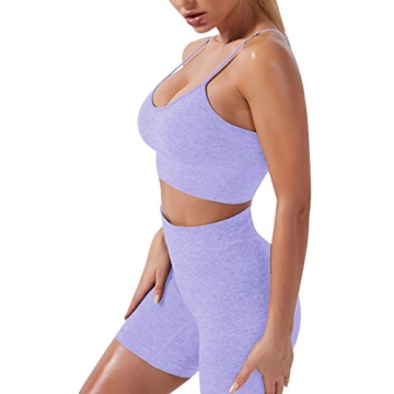 Women's Yoga Outfit Seamless Workout Set for Fitness Enthusiasts