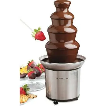 Nostalgia 32-Ounce Fondue Fountain for Dipping Delights