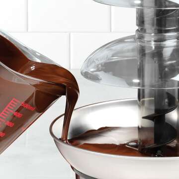 Nostalgia 32-Ounce Fondue Fountain for Dipping Delights