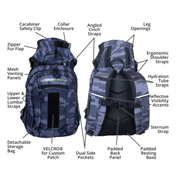 K9 Sport Sack Adjustable Dog Carrier Backpack for Adventures