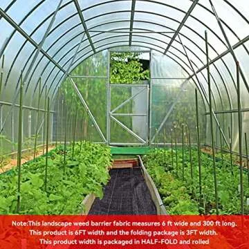 Heavy Duty Weed Barrier Landscape Fabric for Gardens