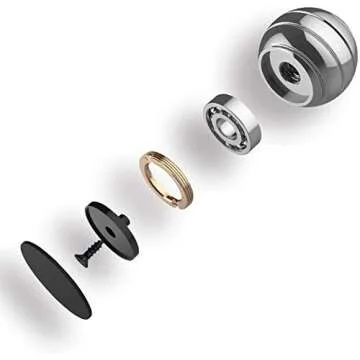 Kinetic Optical Illusion Spinner Ball | Stress Relief Desk Toy