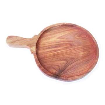 Shradha Trading Hardwood Pizza Peel and Serving Tray