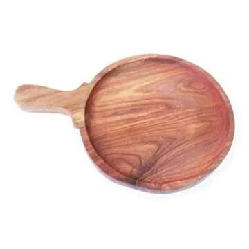 Shradha Trading Hardwood Pizza Peel and Serving Tray