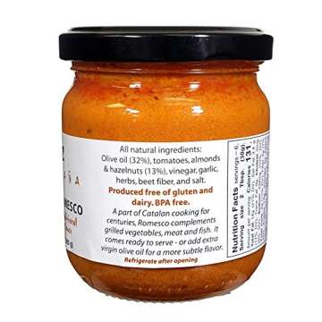 Authentic Matiz España Romesco Sauce, Vegan & Natural