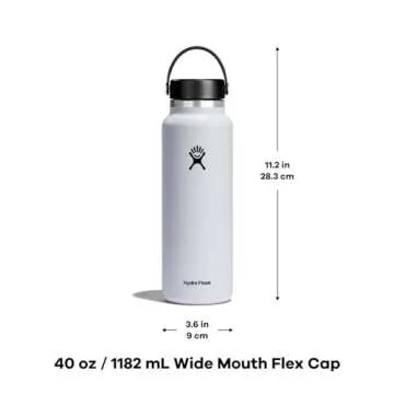 Hydro Flask Wide Flex Cap 40 Oz Insulated Water Bottle