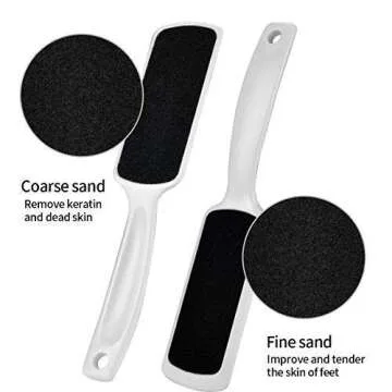 Foot File for Dead Skin - 3 Pack Professional Pedicure Tools Callus Remover for Feet