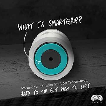 Toadfish Anchor Non-Tipping Universal Cup Holder Pink