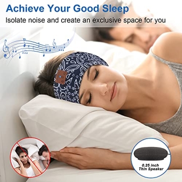 BULYPAZY Sleep Headphones Bluetooth Headband for Comfort