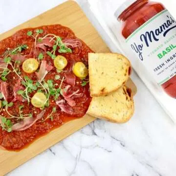 Yo Mama's Keto Tomato Basil Sauce - Low Carb Deliciousness