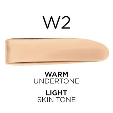 L’Oréal Paris True Match Super-Blendable Foundation, Medium Coverage Liquid Foundation Makeup, W2...