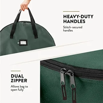 ZOBER Christmas Wreath Storage Containers - 30 Inch