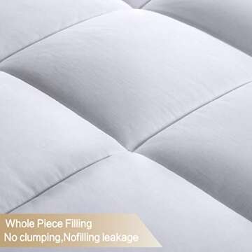 ASHOMELI Full Size Comforter,Cooling Comforter for Night Sweats,All Season Down Alternative Comforter,Duvet Insert with Corner Tabs (White,Full,82"x86")