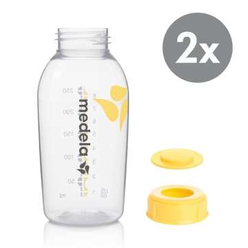8oz Medela Breastmilk Storage Bottles for Nursing Mothers