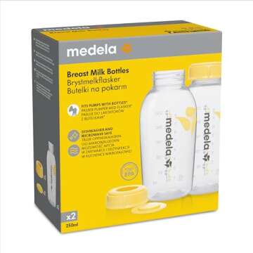 8oz Medela Breastmilk Storage Bottles for Nursing Mothers