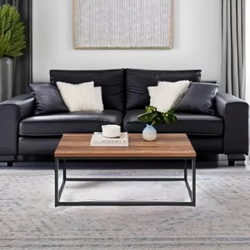 Modern Industrial Style Coffee Table - Best Choice Products