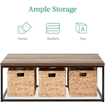 Modern Industrial Style Coffee Table - Best Choice Products