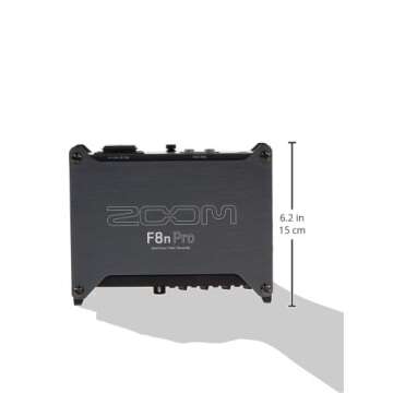Zoom F8n Pro Field Recorder, 32-bit/192 kHz, 8 Inputs