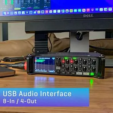 Zoom F8n Pro Field Recorder, 32-bit/192 kHz, 8 Inputs