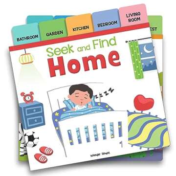 Seek And Find: Home: Early Learning Board Books With Tabs