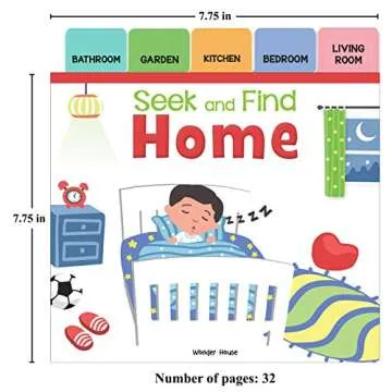 Seek And Find: Home: Early Learning Board Books With Tabs