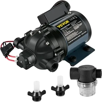 VEVOR Washdown Pump - 12V DC, 7 GPM, 60 PSI, Self Priming, for RV and Marine