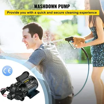 VEVOR Washdown Pump 12V DC 7 GPM for RV and Marine Use