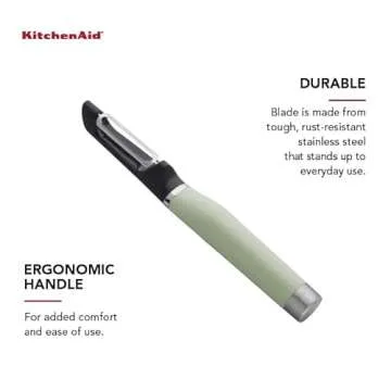 KitchenAid Gourmet Euro Peeler, One Size, Pistachio, 8.7-Inch