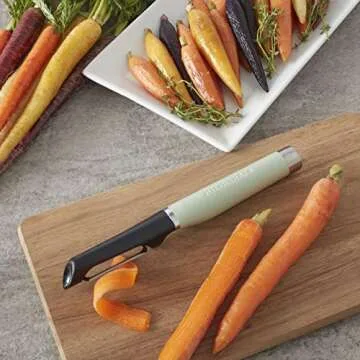 KitchenAid Gourmet Euro Peeler, One Size, Pistachio, 8.7-Inch
