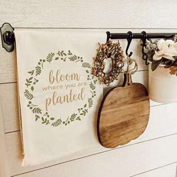 8Pcs Large Farmhouse Easter Stencils - Reusable Designs