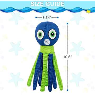 Squeaky Dog Toys - 2 Pack Cute Dog Toys with Squeaker Ball Inside Design, 2 in 1 Dog Chew Toy with Durable Oxford Cloth, Small to Medium Breeds Dogs Playing