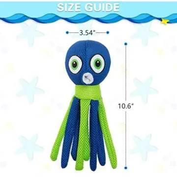 Squeaky Dog Toys - 2 Pack Cute Dog Toys with Squeaker Ball Inside Design, 2 in 1 Dog Chew Toy with Durable Oxford Cloth, Small to Medium Breeds Dogs Playing