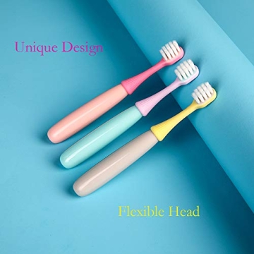 Newrichbee Toddler Toothbrush Set - Cute & Safe for Kids