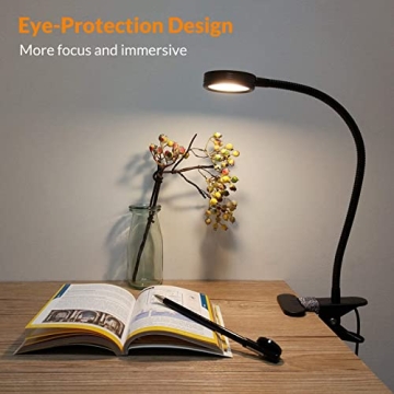 LEPOWER Clip on Light - Versatile Reading and Task Lamp