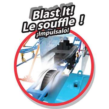 K'NEX Shark Attack Roller Coaster Building Set for Ages 7+