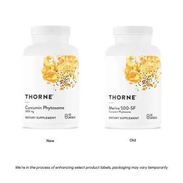 THORNE Curcumin Phytosome 1000 mg (Meriva) - Clinically Studied, High Absorption - Supports Health in Joints, Muscles, GI Tract, Liver, and Brain - 120 Capsules - 60 Servings