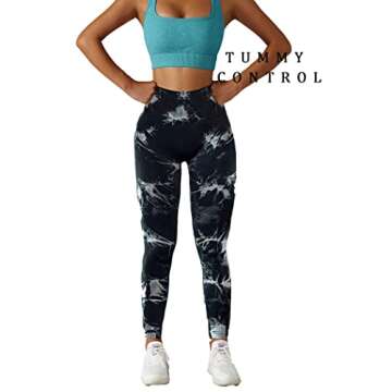 Wavar Tie Dye Scrunch Butt Lift Leggings for Women