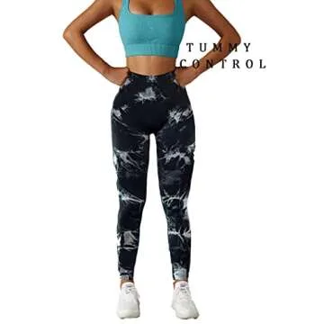 Wavar Tie Dye Scrunch Butt Lift Leggings for Women