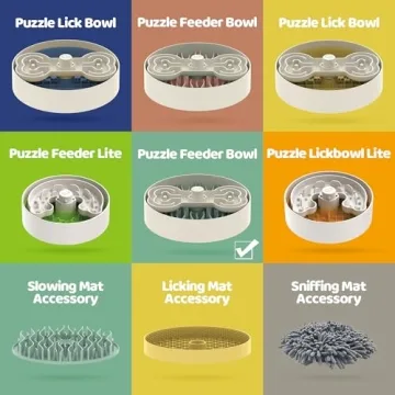 Puzzle Feeder Slow Feeder Dog Bowl for All Breeds 9.8in