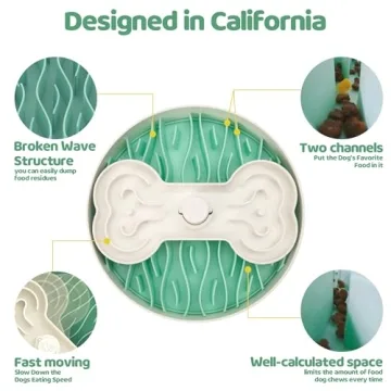 Puzzle Feeder Slow Feeder Dog Bowl for All Breeds 9.8in