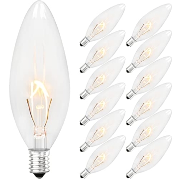 Brightever Vintage Incandescent Light Bulbs 40W 380 Lumens 12-Pack