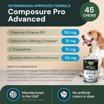 VetriScience Composure Pro Advanced Calming Aid for Pets