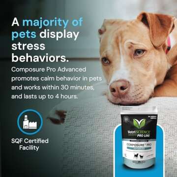 VetriScience Composure Pro Advanced Calming Aid for Pets